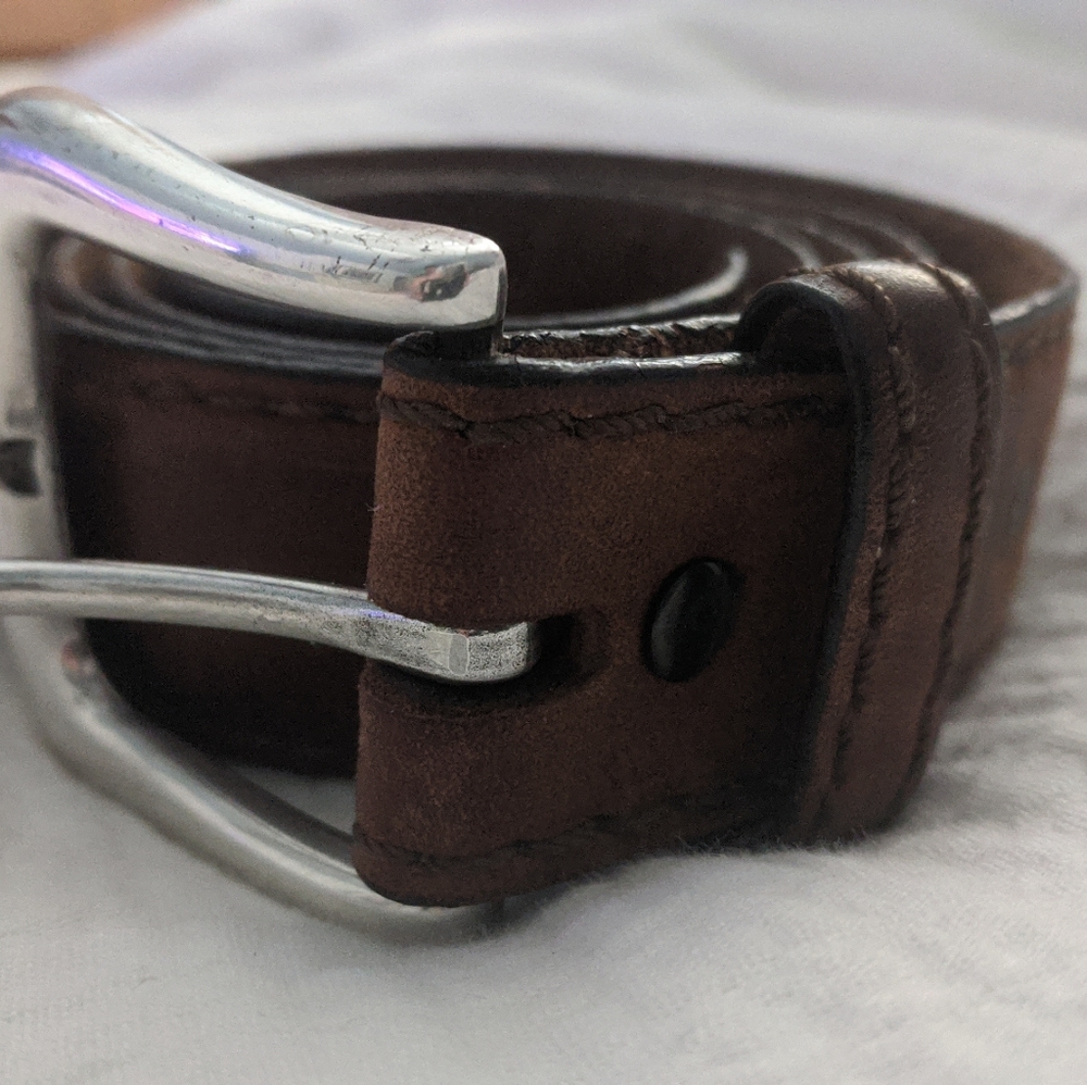 34-35" Waist - Authentic Justin Boots Leather Belt